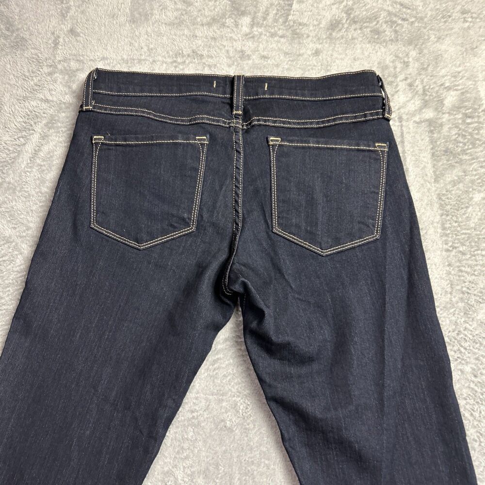 Flying Monkey Womens Jeans Dark Wash Sz. 28 Relaxed Stretch Straight Leg Capri - Picture 15 of 16